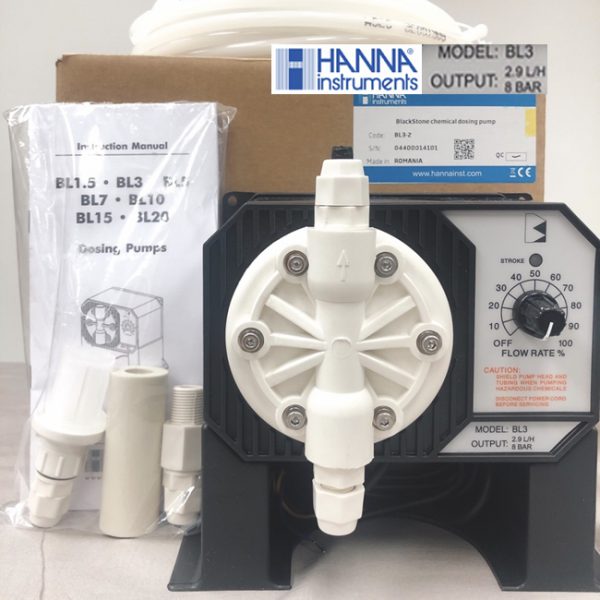 Máy bơm định lượng hóa chất HANNA BL3-2