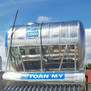 Bồn inox Toàn Mỹ 2.000 lít ngang
