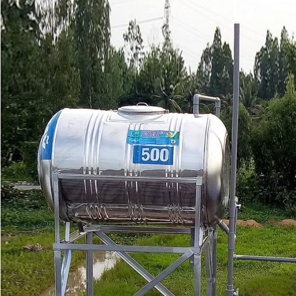 Bồn inox Toàn Mỹ 500 lít ngang