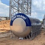 Bồn inox Đại Thành 15000 lít ngang