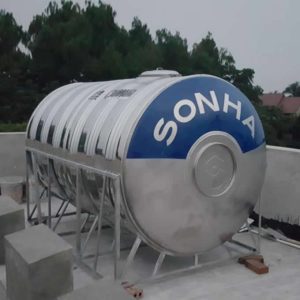 Bồn inox Sơn Hà 5000L ngang