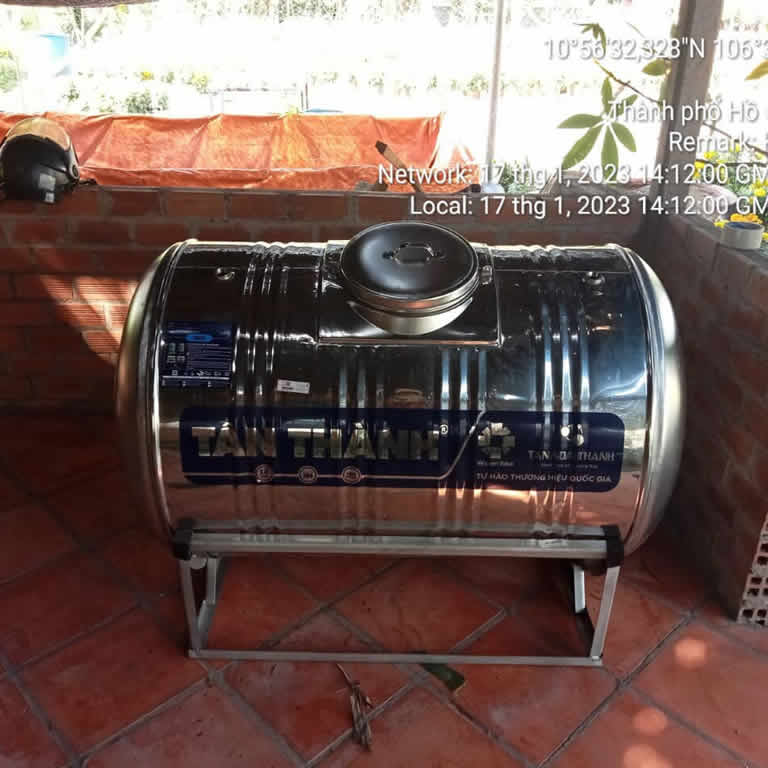 Bồn inox Đại Thành 700 lít ngang