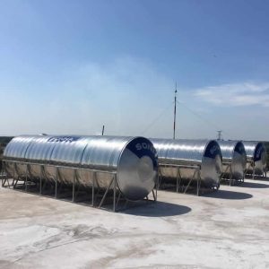 Bồn inox Sơn Hà 10.000 lít ngang