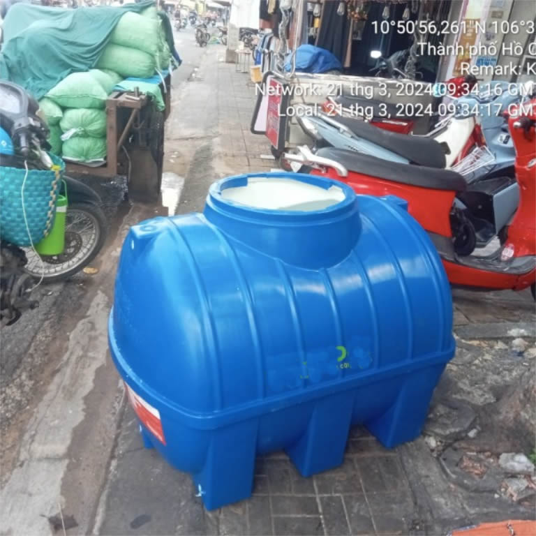 Bồn Nhựa Đại Thành 300L nằm THM