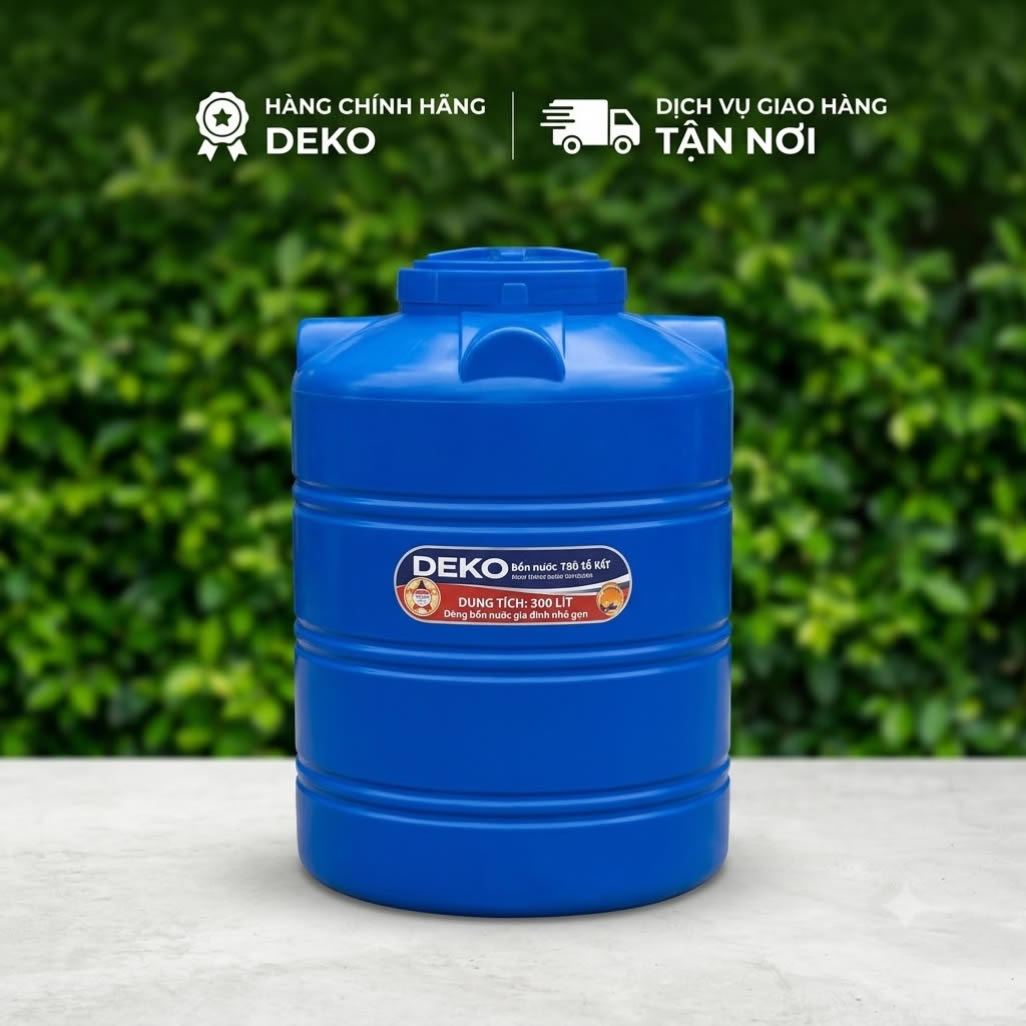 Bồn Nhựa DEKO 300L đứng