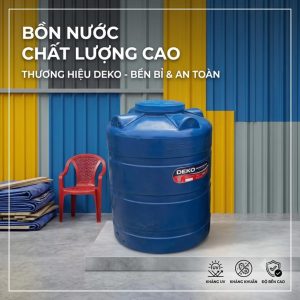 Bồn Nhựa DEKO 500 lít đứng