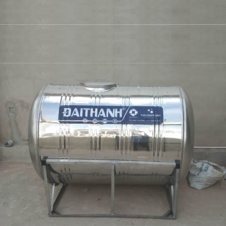 Bồn inox Đại Thành 1000 lít ngang