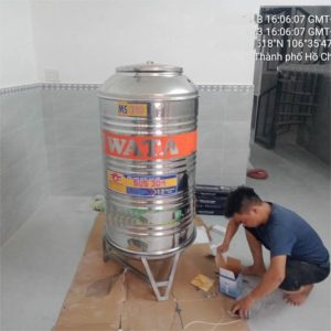 Bồn inox Hwata 300 lít đứng
