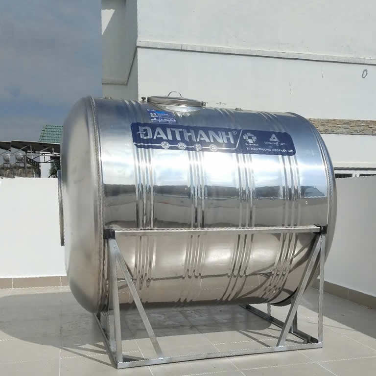 Bồn nước inox Đại Thành 1.500 lít ngang
