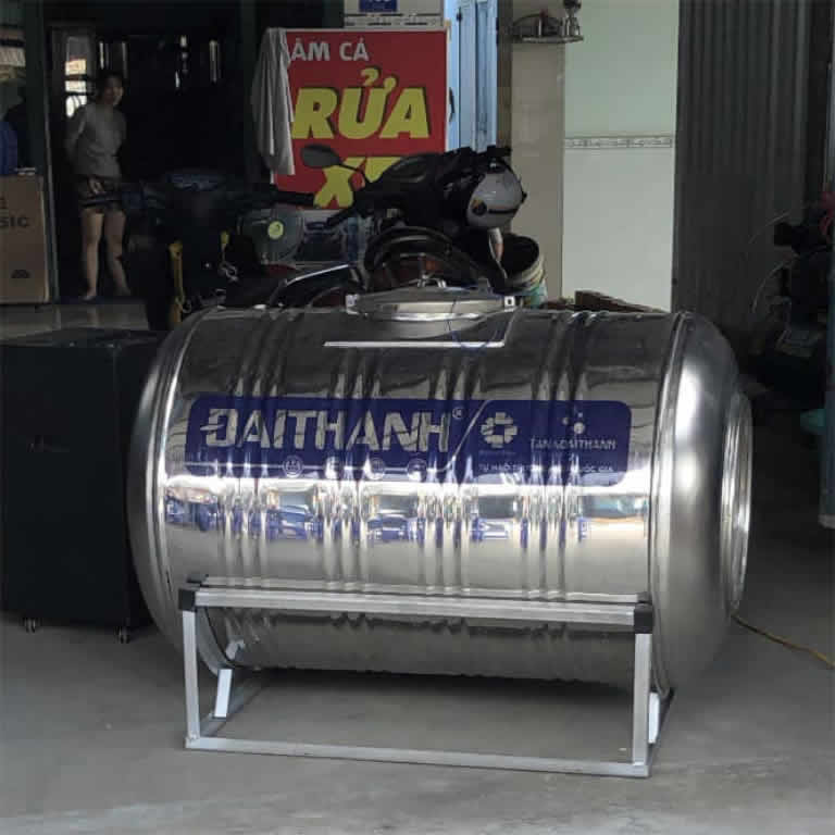Bồn nước inox Đại Thành 500 lít ngang