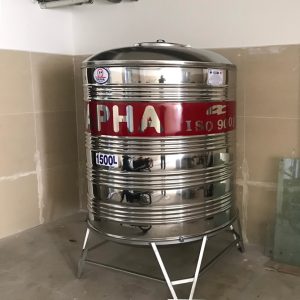 Bồn inox Dapha 1500 lít đứng