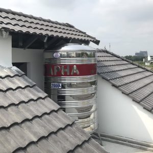 Bồn inox Dapha 2000 lít đứng