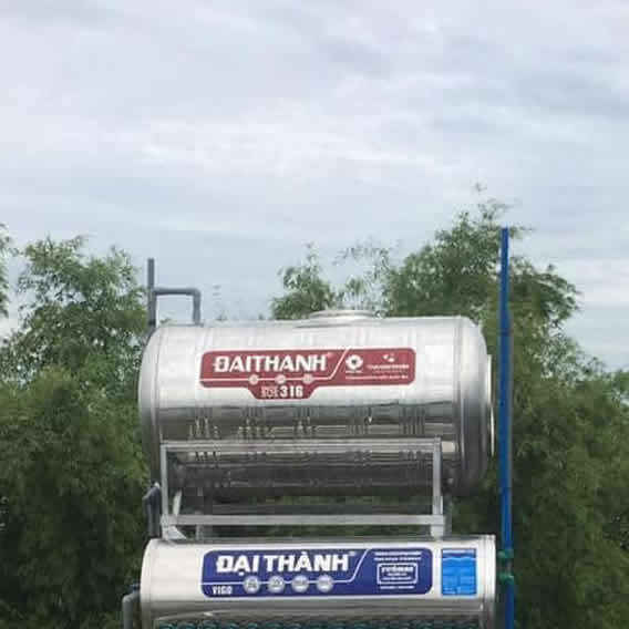 Bồn nước Đại Thành 700L ngang Inox 316