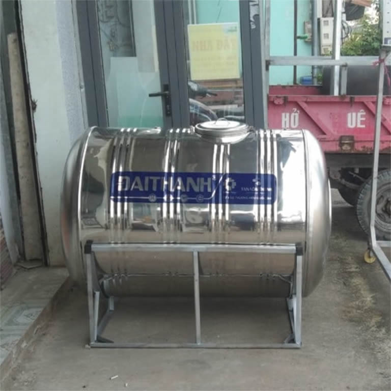 Kích thước Bồn nước inox 1000l ngang Đại Thành