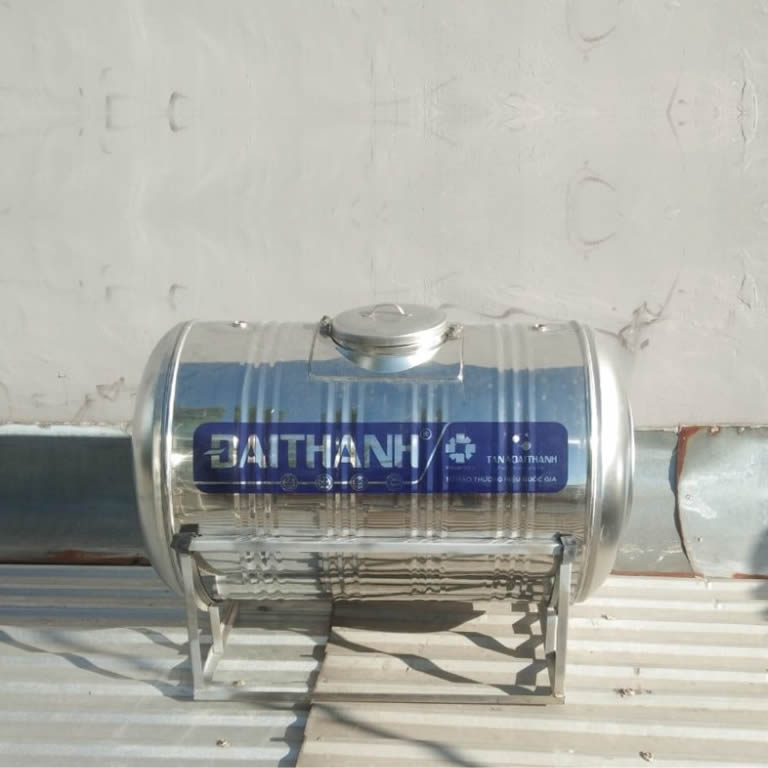 Kích thước Bồn nước inox 500L ngang Đại Thành