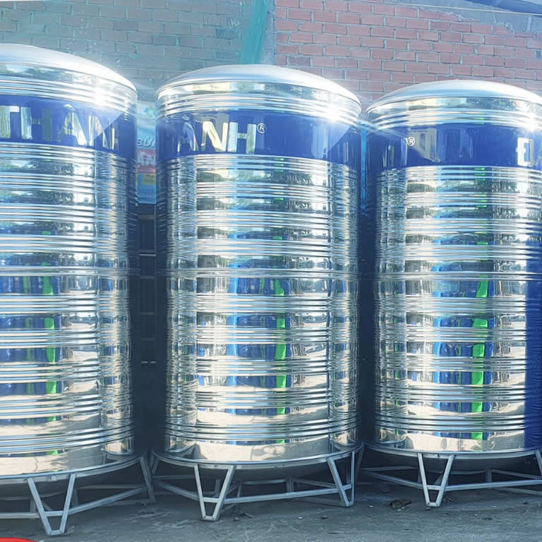 Kích thước Bồn nước inox 5000L đứng Đại Thành