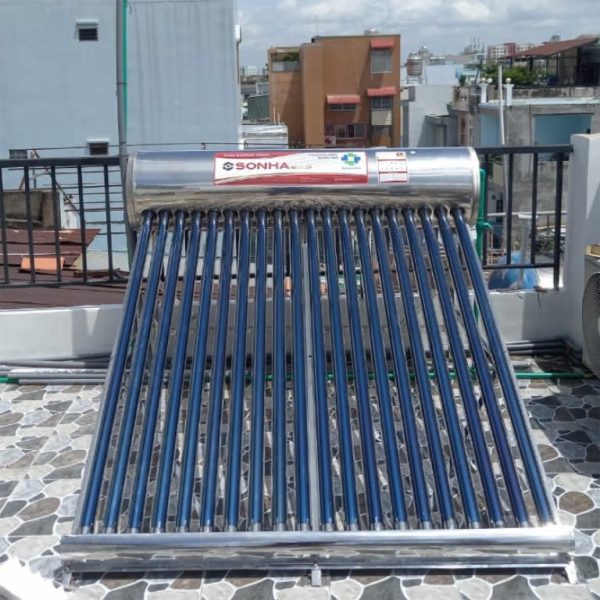 Máy nước nóng năng lượng mặt trời 300 lít Sơn Hà,