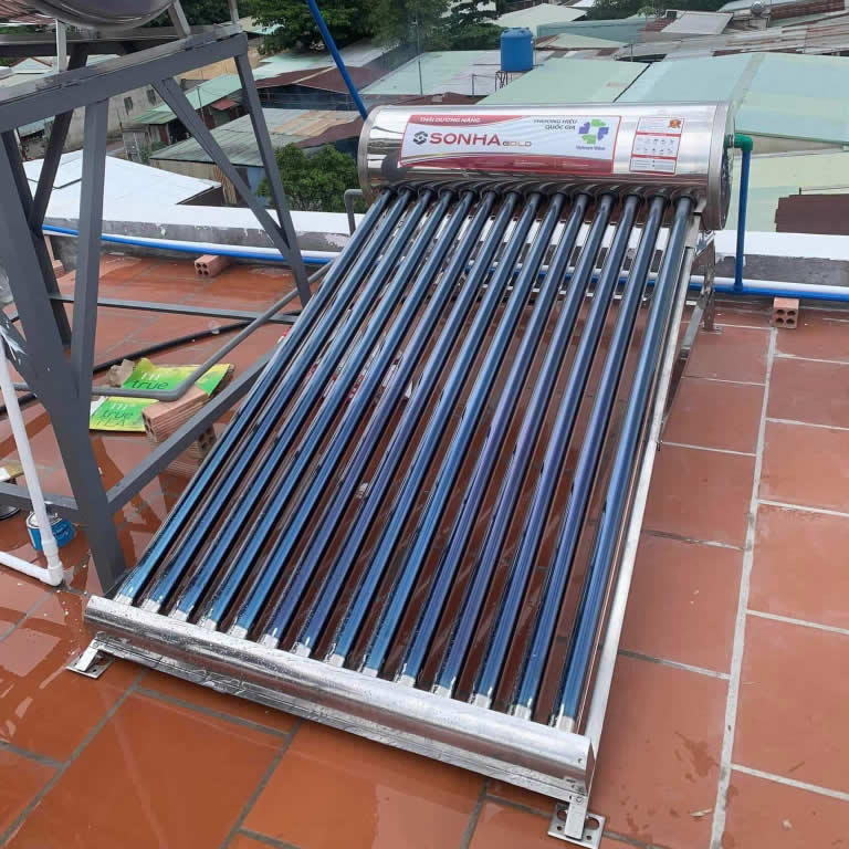Máy nước nóng Năng Lượng mặt trời 140 lít Thái Dương Năng Gold