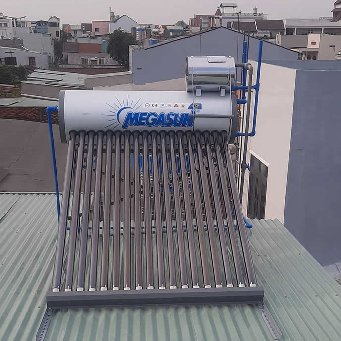 Máy nước nóng năng lượng mặt trời 180 lít Megasun KAE