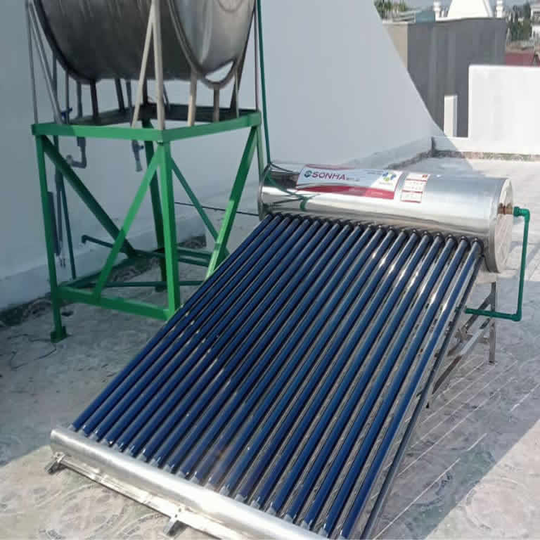 Máy nước nóng năng lượng mặt trời 200 lít Sơn Hà,