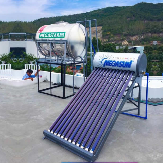 Máy năng lượng mặt trời 120L Megasun KAE