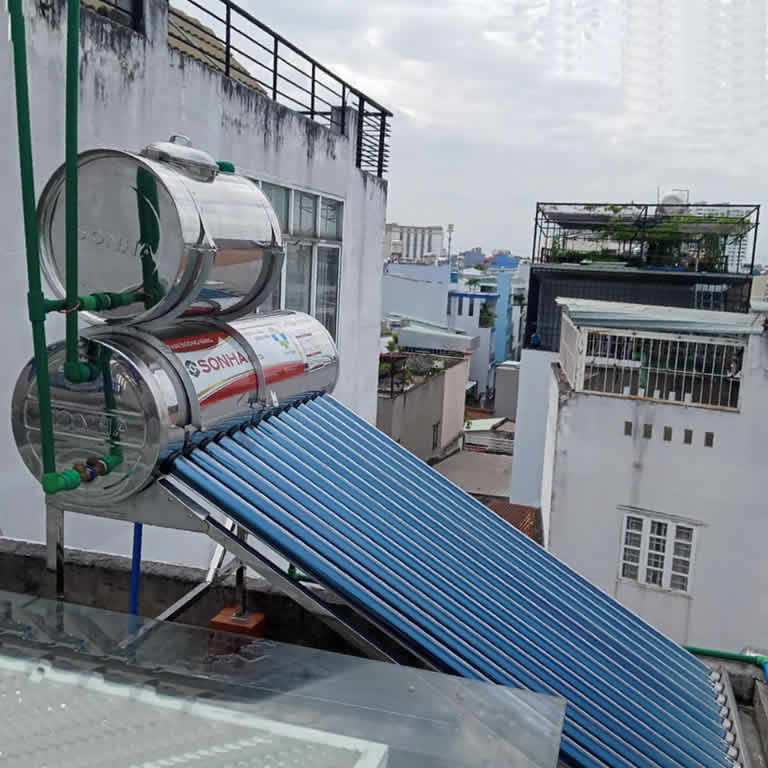 Máy Nước Nóng Năng Lượng Mặt Trời 160 lít Sơn Hà Gold