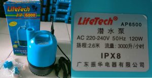 Máy bơm bể cá Lifetech AP 6500