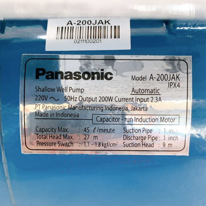 TSKT Máy bơm tăng áp 200w Panasonic A 200JAK
