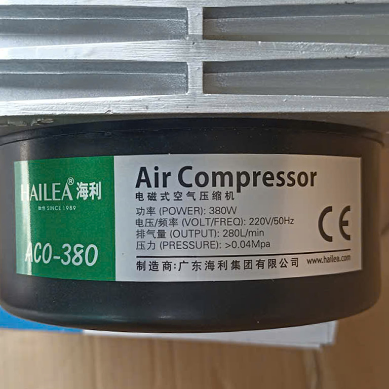 Thông số kỷ thuật Máy Thổi khí HAILEA ACO 380