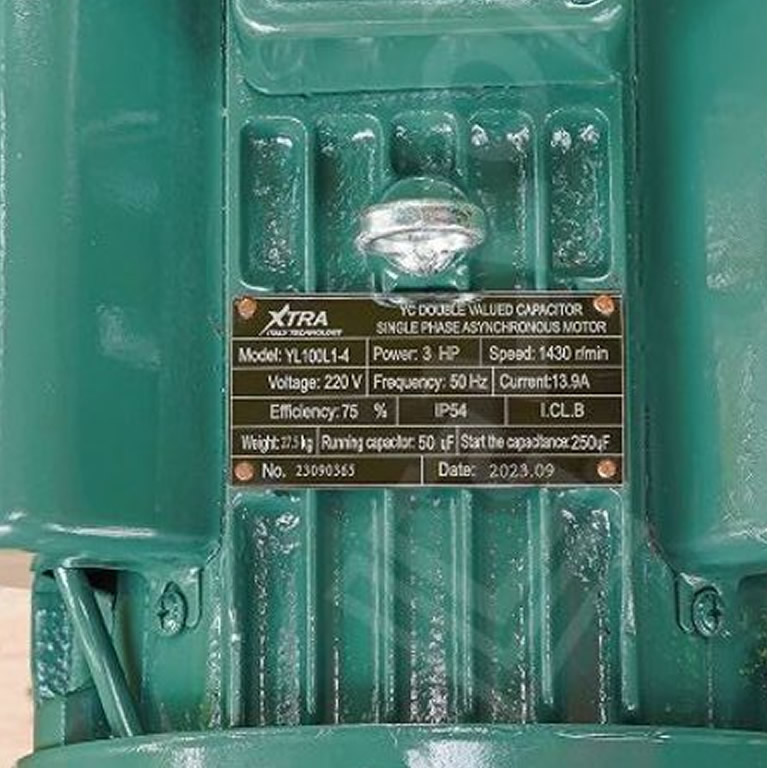 Thông số kỷ thuật Motor XTra 2.2 kw tua chậm