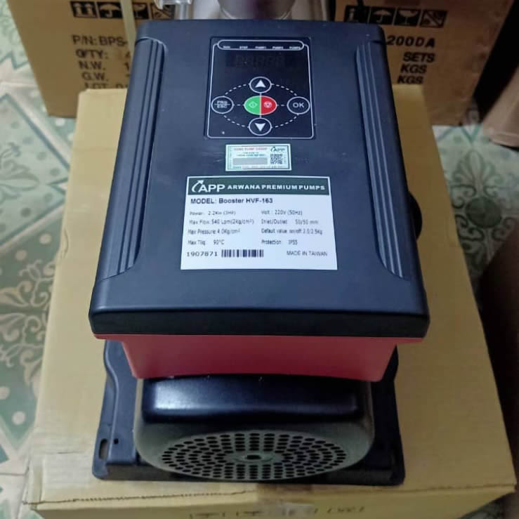 TSKT máy bơm biến tần 3hp APP HVF163