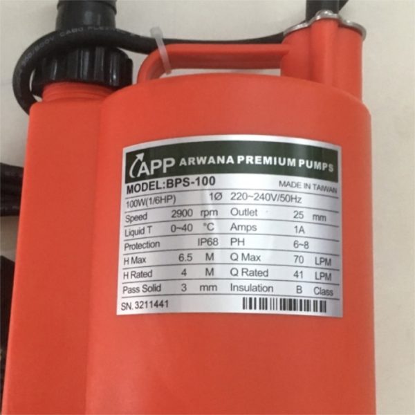 TSKT Máy bơm thải 100w APP BPS-100