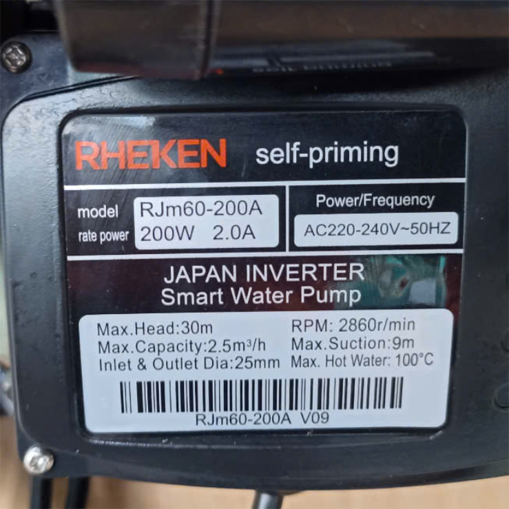 TSKT Máy bơm nước Rheken RJm60-200A