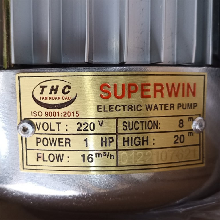 TSKT Máy bơm nước Super Win SP-750 1Hp