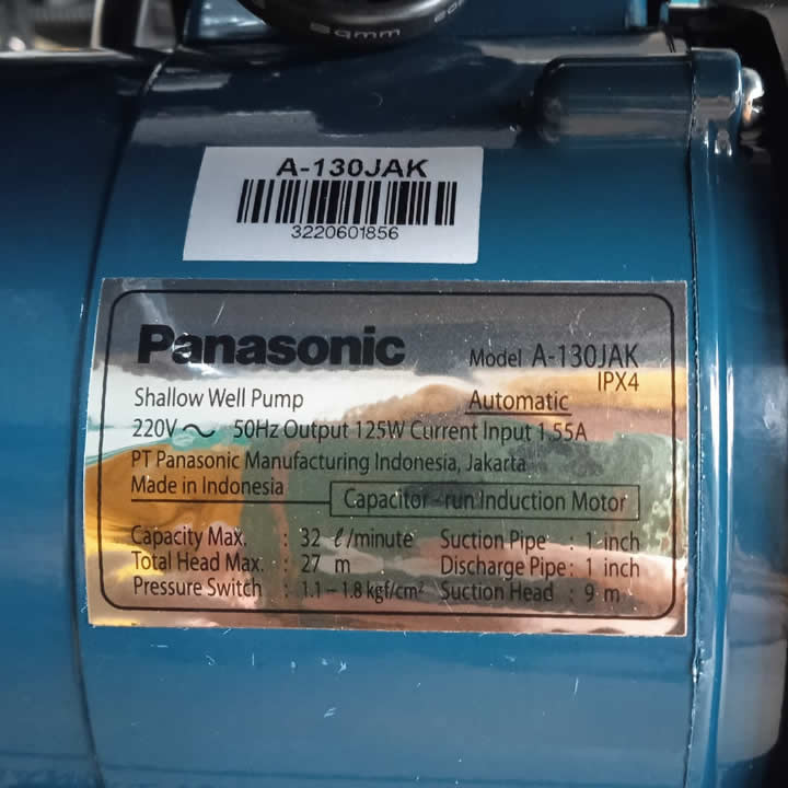 TSKT Máy bơm tăng áp 125w Panasonic A 130JAK