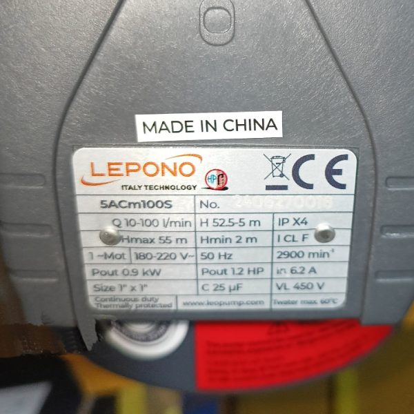 TSKT Máy bơm nước Lepono 5ACm100S