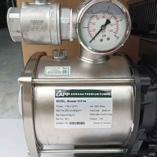Máy bơm biến tần 2Hp APP HVF-84