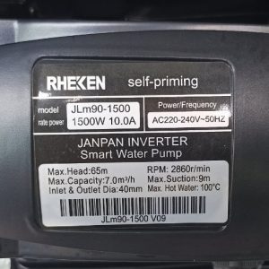 TSKT máy bơm 2Hp Reken JLM 1500