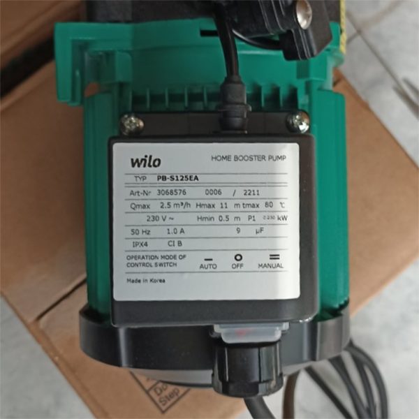TSKT Máy bơm nước nóng 230w Wilo PB S125EA