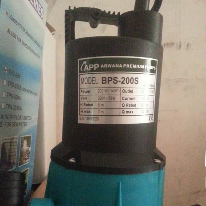 TSKT Máy bơm nước biển 200w APP BPS-200S