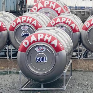 Bồn inox Dapha 500 lít ngang