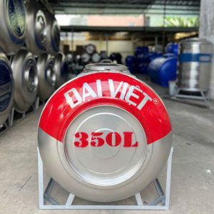 Bồn inox Đại Việt 350 lít ngang
