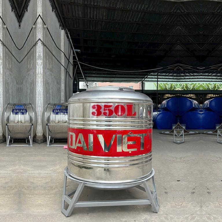 Bồn inox Đại Việt 350 lít đứng