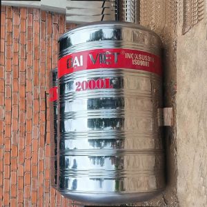 Bồn inox Đại Việt 2000 lít đứng