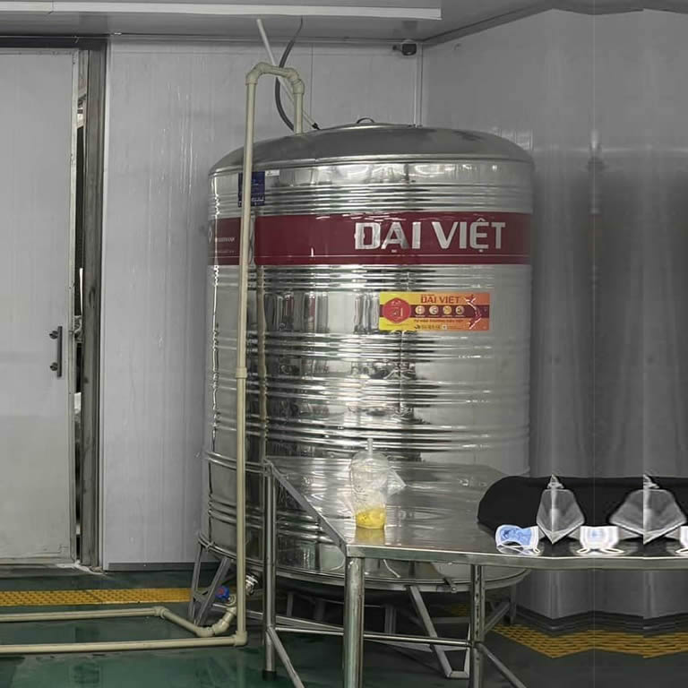 Bồn inox Đại Việt 5000L đứng