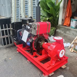 hệ bơm phòng cháy chữa cháy Đầu bơm Maro CA80-350 + diesel Weifang 76Kw
